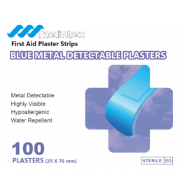 Melintex Blue Metal Detectable Plasters