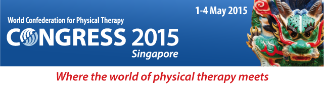 WORLD CONGRESS FOR PHYSIOTHERAPY 2015