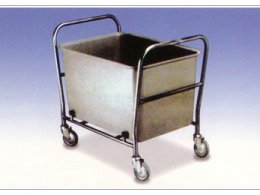 ALLOYMED SOILED LINEN COLLECTION TROLLEY FOR WET & DIRTY LINEN