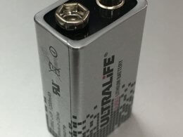 9V battery for medical devices