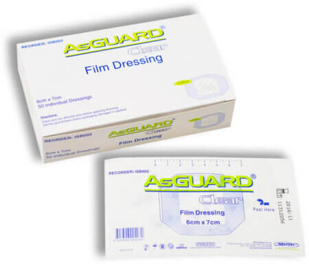 ASGUARD ISB003 CLEAR FILM DRESSING