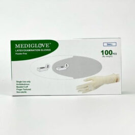 MEDIGLOVE LATEX EXAM GLOVES