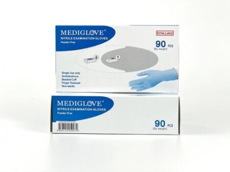 MEDIGLOVE NITRILE EXAM GLOVE