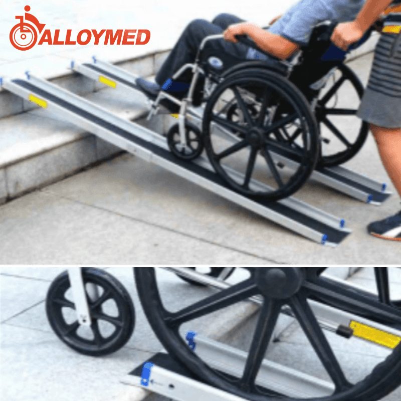 ALLOYMED Aluminum Ramp Use
