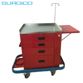 SG136 SURGICO EMERGENCY CART SU136 (FLIP TRAY)